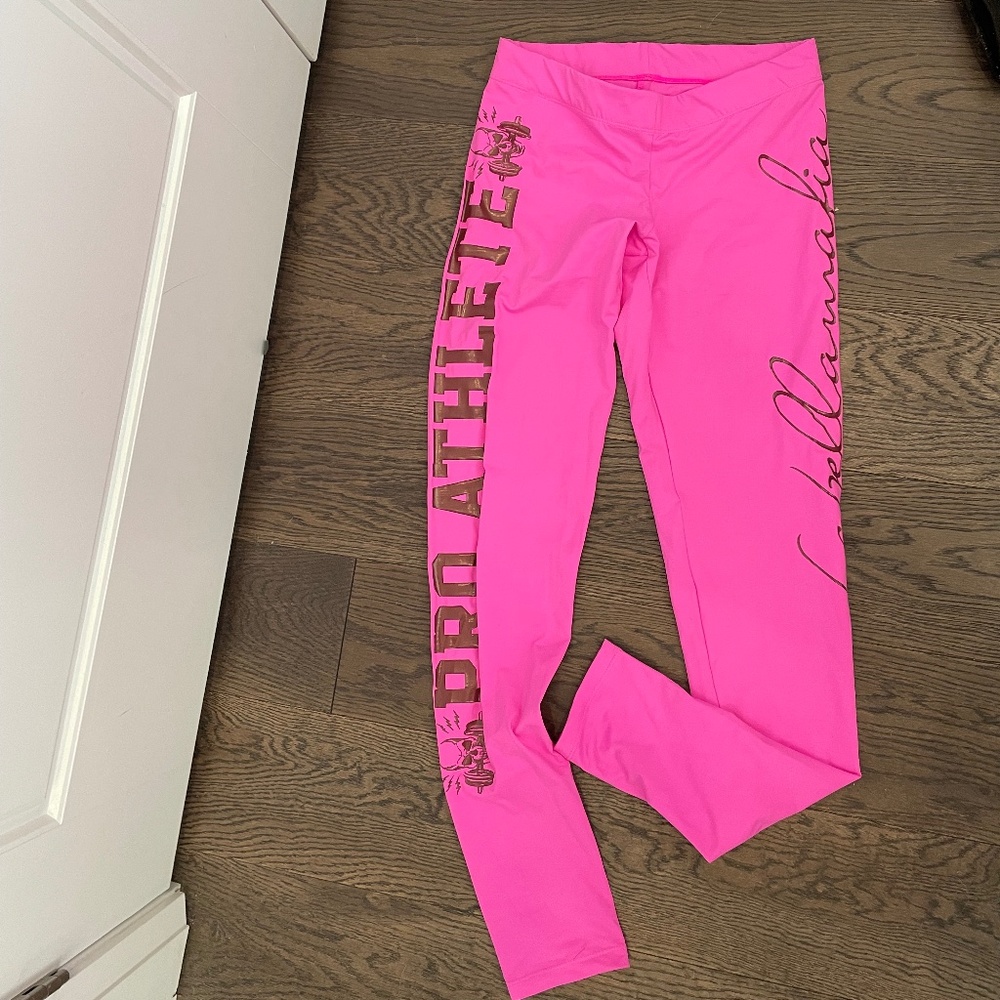 la bella mafia pink leggings